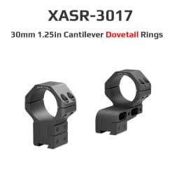 Vector Optics 30mm 1.25in Cantilever Dovetail Picatinny Weaver Rail Hunting Rifle Scope Mounts Ring Aluminum Alloy 2Pcs