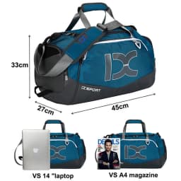 INOXTO 40L Sports Bag Training Gym Bag Men Woman Fitness Bags Durable Multifunction Handbag Outdoor Sporting Tote Male Female
