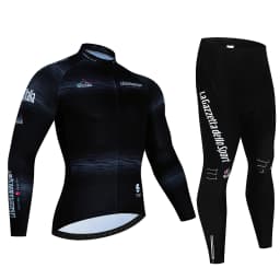 Tour De Italy D'ITALIA Cycling Jersey Set Premium Anti-UV Long Sleeve Downhill Cycling Suit Autumn Quick-Dry Pro Racing Uniform