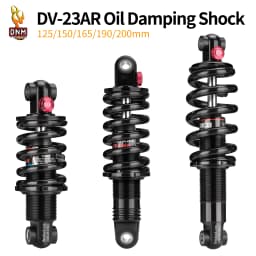 DNM DV-22AR Mountain Bike Spring Shock Absorber 125mm/150mm/165mm/190mm/200mm MTB Bicycle Rear Shock Absorber 450lbs - 1500lbs