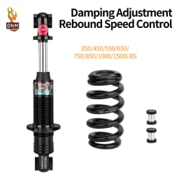 DNM DV-22AR Mountain Bike Spring Shock Absorber 125mm/150mm/165mm/190mm/200mm MTB Bicycle Rear Shock Absorber 450lbs - 1500lbs
