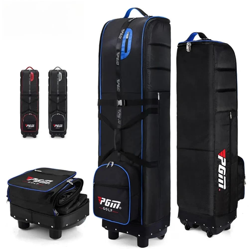 Golf Aviation Bag Foldable with Tugboat Aircraft Consignment Bag with Complimentary Dust Storage Bags HKB009