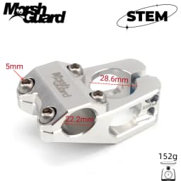 MORSH GUARD BMX Bike Stem 22.2mm Aluminium Alloy MTB Mountain Road Bike Handlebar Stem 28.6mm Fork Kids Bicycle Climbing Action