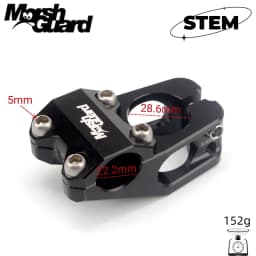 MORSH GUARD BMX Bike Stem 22.2mm Aluminium Alloy MTB Mountain Road Bike Handlebar Stem 28.6mm Fork Kids Bicycle Climbing Action