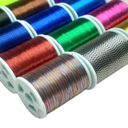 TAKEDO 15PCS/SET 100 Yards B Spool Nylon Metallic NCP Thread Guide Ring Winding Thread DIY Rod Building Repair Wrapping Line