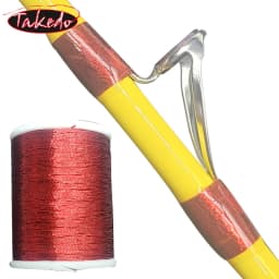 TAKEDO 15PCS/SET 100 Yards B Spool Nylon Metallic NCP Thread Guide Ring Winding Thread DIY Rod Building Repair Wrapping Line