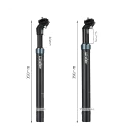 ZOOM Bike Seat Post 27.2/28.6/30.0/30.4/30.9/31.6/33.9mm Mountain bike/Road Bike Seat Post Length 350mm Shock Absorber Seat Post