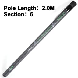 MIFINE MURROW Telescopic Fishing Net Rod 2M-3M Carbon Ultra Light Portable Landing Net Pole for Ponds Lakes Sea Accessories