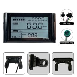 SW900 Electric Scooter LCD Display Meter Control Panel 5pin 24/36/48V E-Bike Bicycle Liquid Crystal LCD Instrument Communication