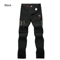 TRVLWEGO Mens Hiking Convertible Pants Waterproof Lightweight Quick Dry Zip Off Fishing Travel Safari Outdoor Cargo Work Trouser