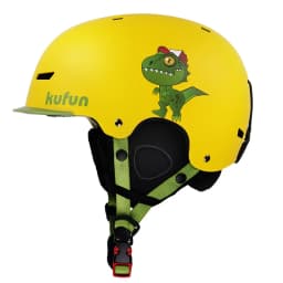 Kufun Ski Helmet Snowboard Winter Sports Cycling Snow Men Women Children Kids Warm Shark Pink Cat Deer White Blue 4-12 Years Old