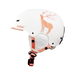 Kufun Ski Helmet Snowboard Winter Sports Cycling Snow Men Women Children Kids Warm Shark Pink Cat Deer White Blue 4-12 Years Old