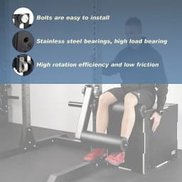 Seated Leg Extension and Curl Machine for Effective Leg Muscle Training Adjustable Leg Extension Attachment Leg Fitness