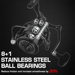 MIFINE CARP SENSITIVE Fishing Reel 12KG Max Drag 8000-10000 Long Cast Distance Spinning Reel 4.4:1 8+1BB Big Spool Carp Fishing