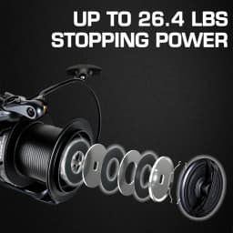 MIFINE CARP SENSITIVE Fishing Reel 12KG Max Drag 8000-10000 Long Cast Distance Spinning Reel 4.4:1 8+1BB Big Spool Carp Fishing