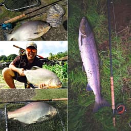 Maximumcatch SkyTouch Switch Spey 11/13/14ft 6-9wt Fly Fishing Rod 30T+40T Carbon Fiber Fast Action Fly Rod with Spare Butt