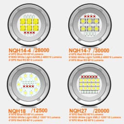 LED Diving Photography Flashlight 30000Lumens Underwater Lighting 100m Waterproof Tactical Torch Snorkel Deep Dives Fill Light