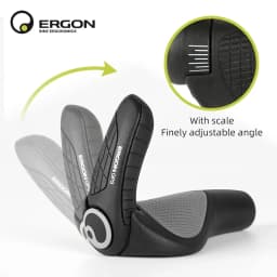 ERGON MTB Grips GP1 GP3 GP5 Ergonomics Rubber Shock-Proof Skid-Proof Lock Bicycle Handles Mountain Bike Grips Cycling Handlebar