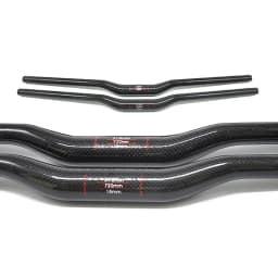 NO TRADEMARK Carbon Handlebar Mountain Bike Bicycle Handlebar Carbon Handlebar MTB 3K 31.8*600 760mm Swallow-Shaped Handlebar