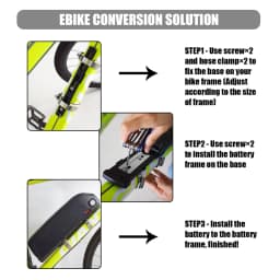 DRIFT MANIAC E-bike Coversion Tool Bicycle Frame Battery Mount For HaiLong 24V/36V