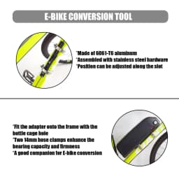 DRIFT MANIAC E-bike Coversion Tool Bicycle Frame Battery Mount For HaiLong 24V/36V