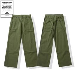 AMEKAJI N-1D Europe Retro Deck Pants Autumn HBT Wide-leg Loose Straight Overalls Outdoor Trekking Camping Tooling Trousers
