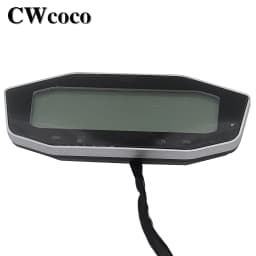 60V 72V Odometer Speedometer Gear Gauge Battery Power Display For Citycoco Electric Scooter Harley Electric Scooter Accessories