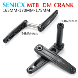 SENICX MTB Mountain Bike Crankset Bicycle Crank 165mm 170mm 175mm Aluminum Alloy crank