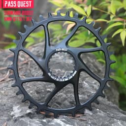 PASS QUEST 3mm Offset for Shimano Boost Direct Mount Chainring 6mm Offset for Shimano Deore M6100 M7100 M8100 M9100 ROUND