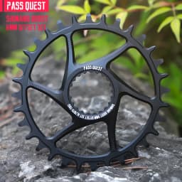 PASS QUEST 3mm Offset for Shimano Boost Direct Mount Chainring 6mm Offset for Shimano Deore M6100 M7100 M8100 M9100 ROUND