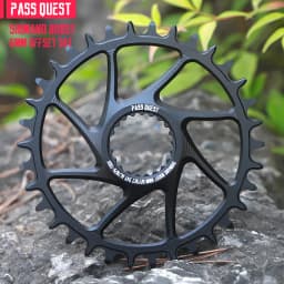 PASS QUEST 3mm Offset for Shimano Boost Direct Mount Chainring 6mm Offset for Shimano Deore M6100 M7100 M8100 M9100 ROUND