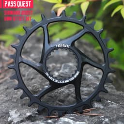 PASS QUEST 3mm Offset for Shimano Boost Direct Mount Chainring 6mm Offset for Shimano Deore M6100 M7100 M8100 M9100 ROUND