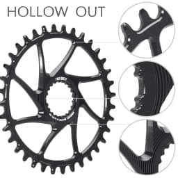 PASS QUEST 3mm offset for Shimano boost direct mount chainring 6mm offset for Shimano deore M6100 M7100 M8100 M9100 ROUND