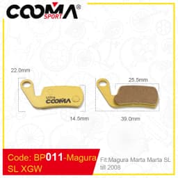 10 Pairs/20 PCS, Full Metal Bicycle Disc Brake Pads for SHIMANO SRAM AVID HAYES Magura Formula Hope and Scooter