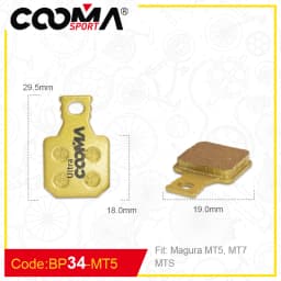 10 Pairs/20 PCS, Full Metal Bicycle Disc Brake Pads for SHIMANO SRAM AVID HAYES Magura Formula Hope and Scooter