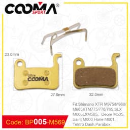 10 Pairs/20 PCS, Full Metal Bicycle Disc Brake Pads for SHIMANO SRAM AVID HAYES Magura Formula Hope and Scooter