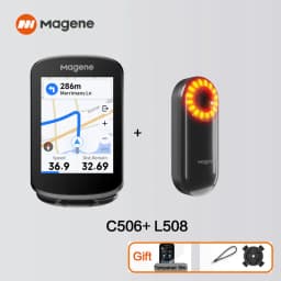 Magene Radar Bike Tail Light L508 Bicycle Rear Brake Sensing Lamp Saddle Seatpost ChargingEbike Waterproof LED Cycling Taillight