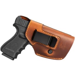 Handmake IWB Universal Leather Holster G43/G19 Fit For More than 100 Brown Conceal Carry Case Bags,Right hand
