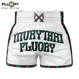 Fluory Muay Thai Boxing Shorts Colorful Line Rose Embroidery Women's Fitness Gym Sportswear Active Wear Casual Pants