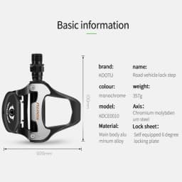Road Bike Pedal Bicycle Racing Shoe Pedal Clipless Pedal For Shimano/KEO System Clip-On Pedal With Sealed Bearings