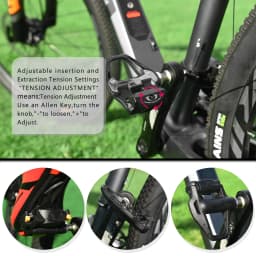 Road Bike Pedal Bicycle Racing Shoe Pedal Clipless Pedal For Shimano/KEO System Clip-On Pedal With Sealed Bearings
