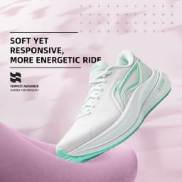 Li-Ning Women's YUEYING 5 Optimized Cushion Running Shoes with Wide Toe Box TEMPO BOUNSE Reflective LiNing Sneaker ARHW004