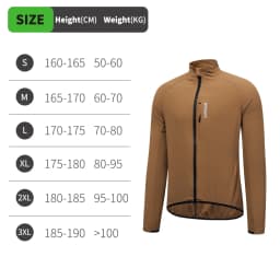 WOSAWE Unisex Cycling Jacket Water-Resistant Lightweight Men's Windbreaker Dual-Headed YKK Zipper Reflective