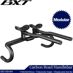 BXT Road Bike Rest Carbon Handlebar Modular Adjust Combine Carbon Road Bike Handlebar Triathlon TT Carbon Road Bicycle Handlebar