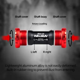 Bicycle Bottom Bracket BSA Thread Kit Fit 68 73mm Frame 22 24 29 30mm Axis Ceramic Bearing Bike BB for Shimano SRAM GXP Crankset