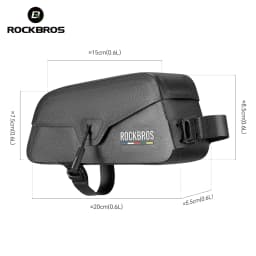 ROCKBROS ROAD TO SKY Waterproof Bike Top Tube Bag Cycling Frame Bag for Bicycle Accessories Storage Lightweight