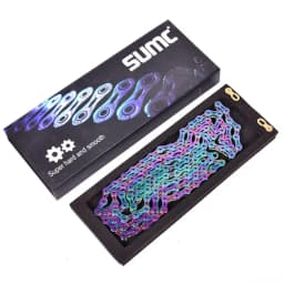 SUMC 9 10 11 12 speed Bicycle Rainbow Chain Colorful MTB Mountain Road Bike Shifting Chain With Missinglink For Shimano Sram