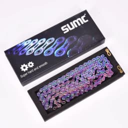SUMC 9 10 11 12 speed Bicycle Rainbow Chain Colorful MTB Mountain Road Bike Shifting Chain With Missinglink For Shimano Sram