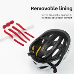 ROCKBROS Ultralight Bicycle Helmet 57-62cm Integrally-mold Cycling Helmet Breathable Safety Head Protection MTB Road Bike Helmet