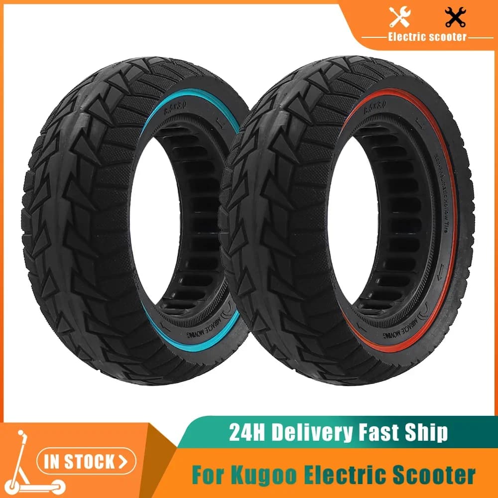 8.5x3.0 Thickened Solid Tire for Kugoo G2 Pro for VSETT 8 9 +/for Zero 8 9 Electric Scooter 8.5 Inche 8 1/2X3.0 Tubeless Tyre